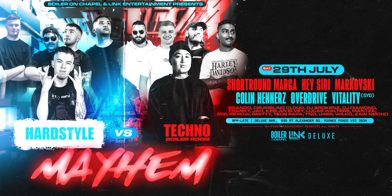 HARDSTYLE VS TECHNO - LinkEntertainment